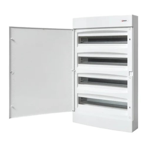 Бокс EKF Unix ЩРН-П-72 (651x396x112мм) IP40 белая дверца картинка 